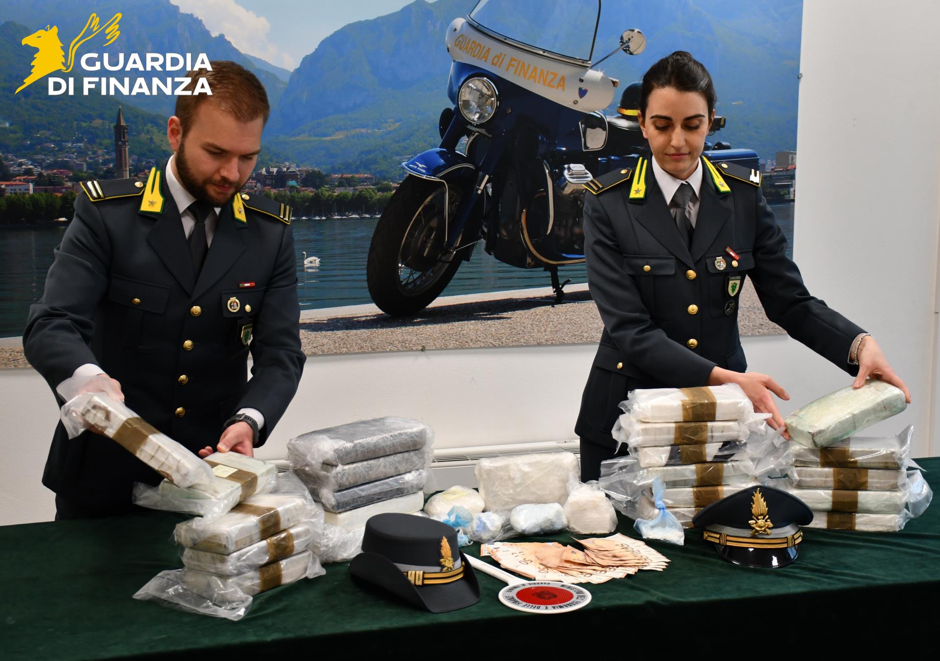 Sequestrati 24 chilogrammi di cocaina