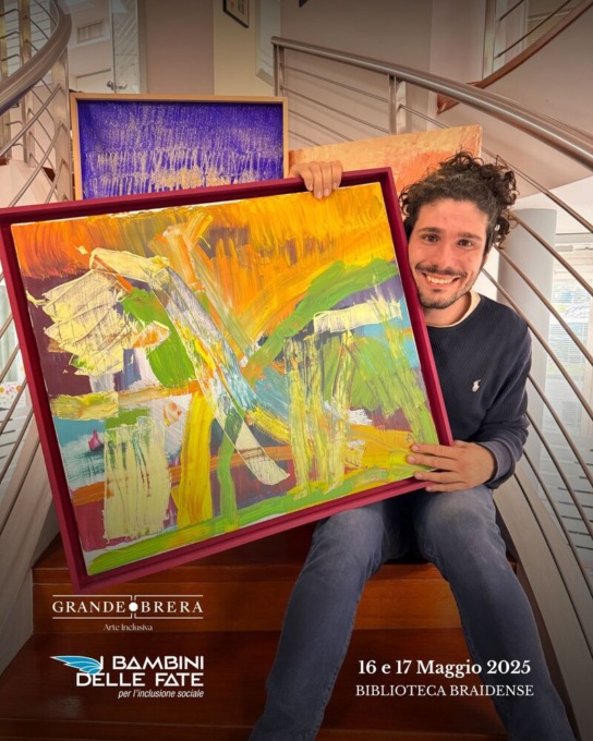 Autismo, Andrea Antonello espone le sue opere a Brera
