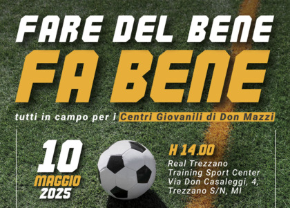 Sabato 10 maggio in campo per un triangolare benefico