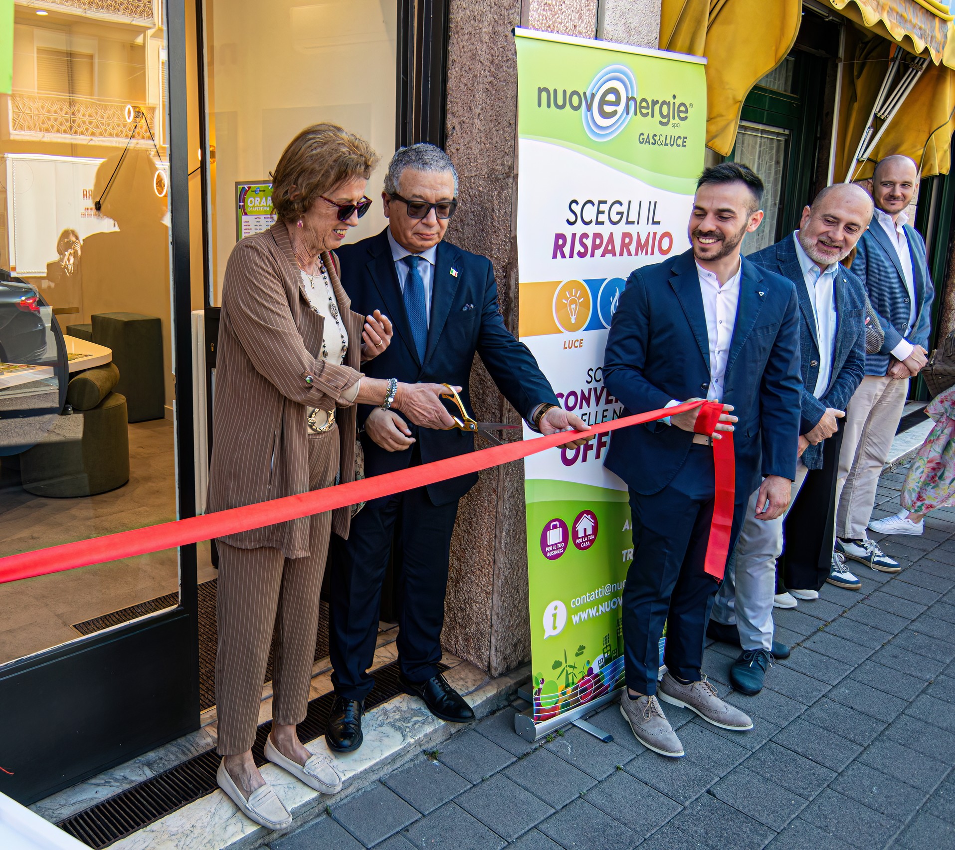 Inaugurazione punto Nuovenergie Pero