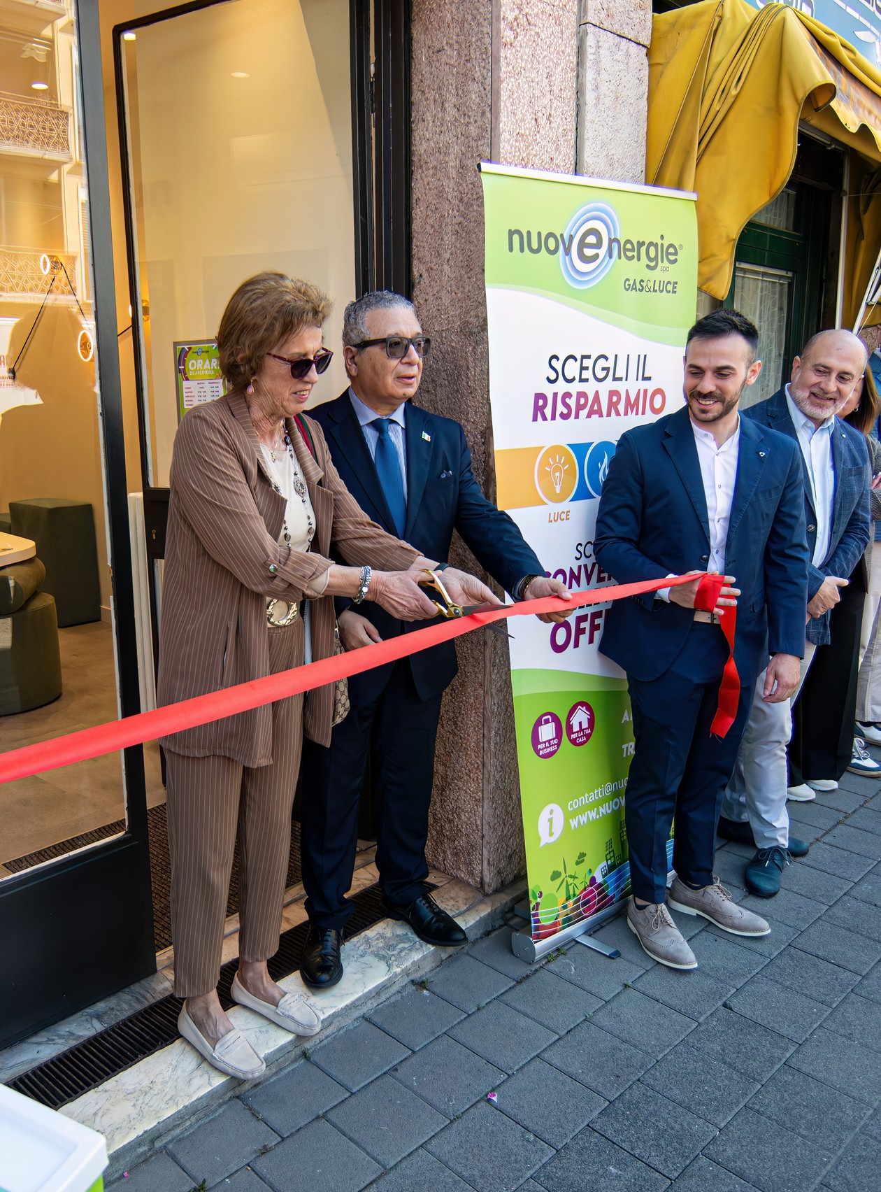 Inaugurazione punto Nuovenergie Pero