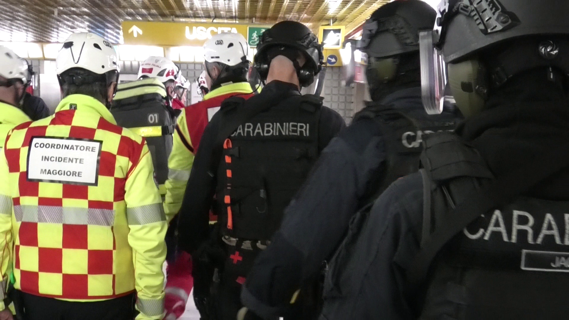 Esercitazione antiterrorismo metropolitana