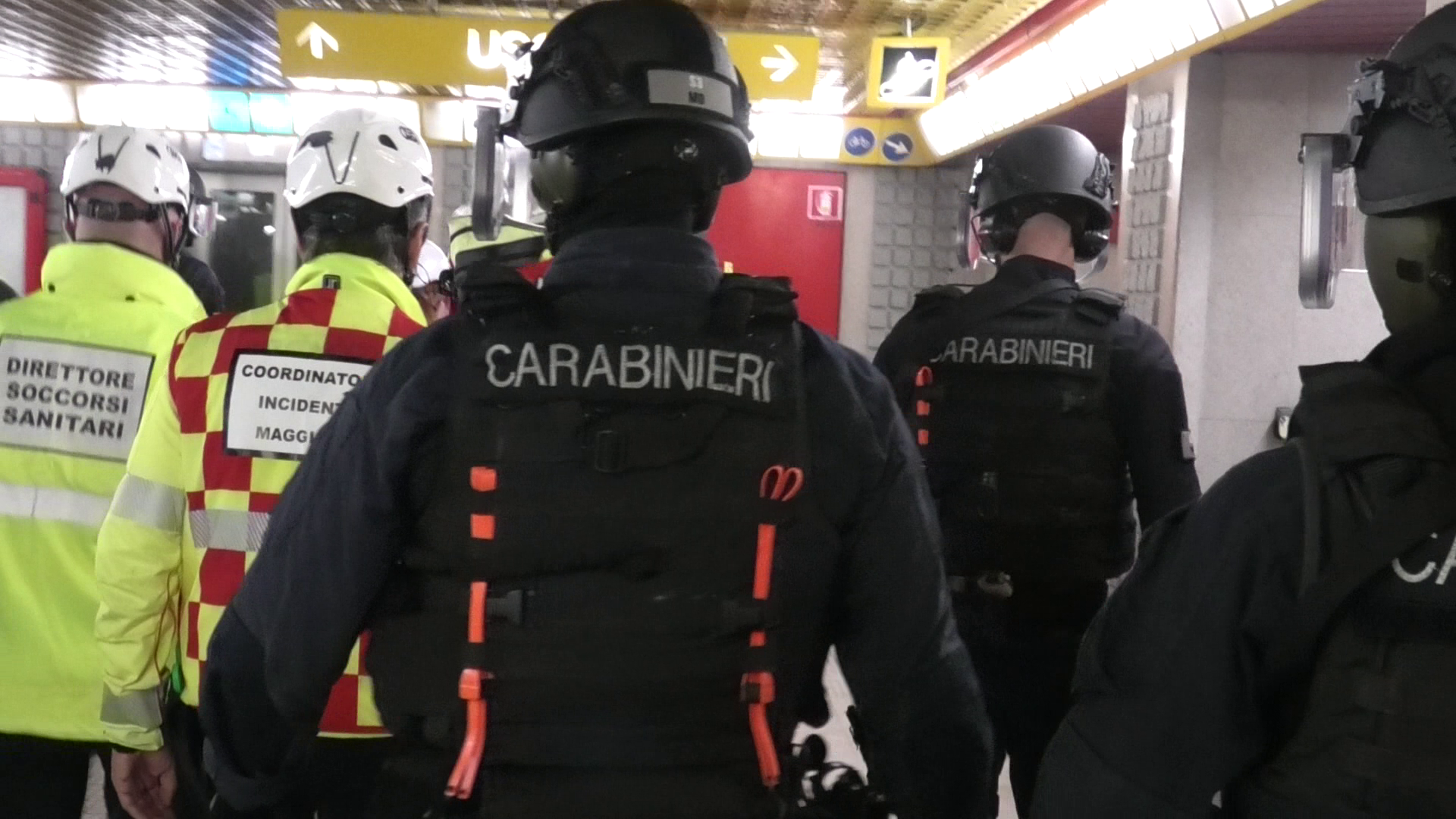 Esercitazione antiterrorismo metropolitana
