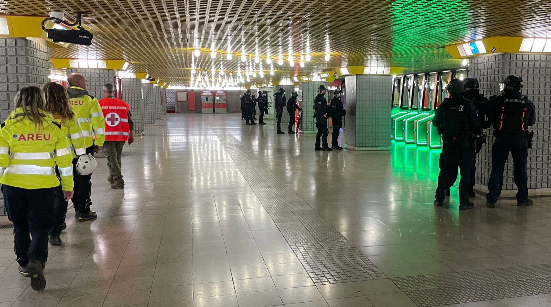 Esercitazione antiterrorismo metropolitana