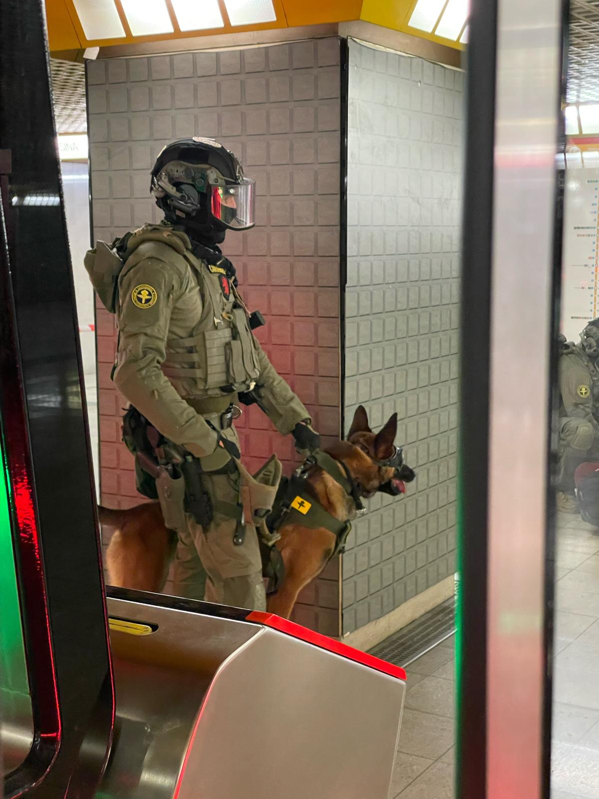 Esercitazione antiterrorismo metropolitana
