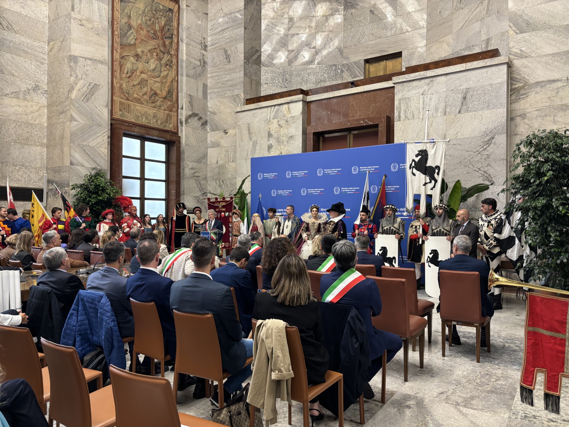 Presentazione francobollo Palio di Legnano