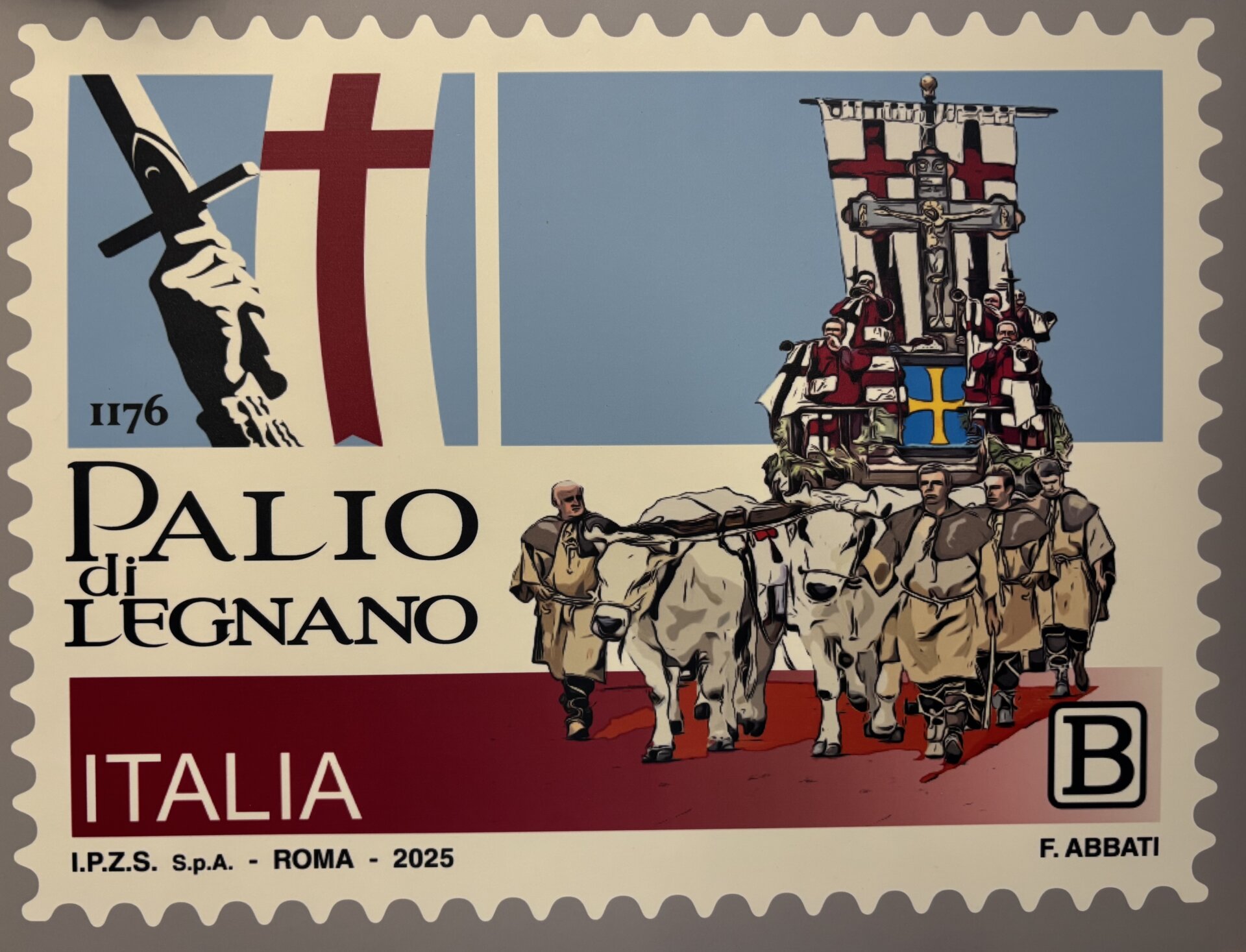 Presentazione francobollo Palio di Legnano