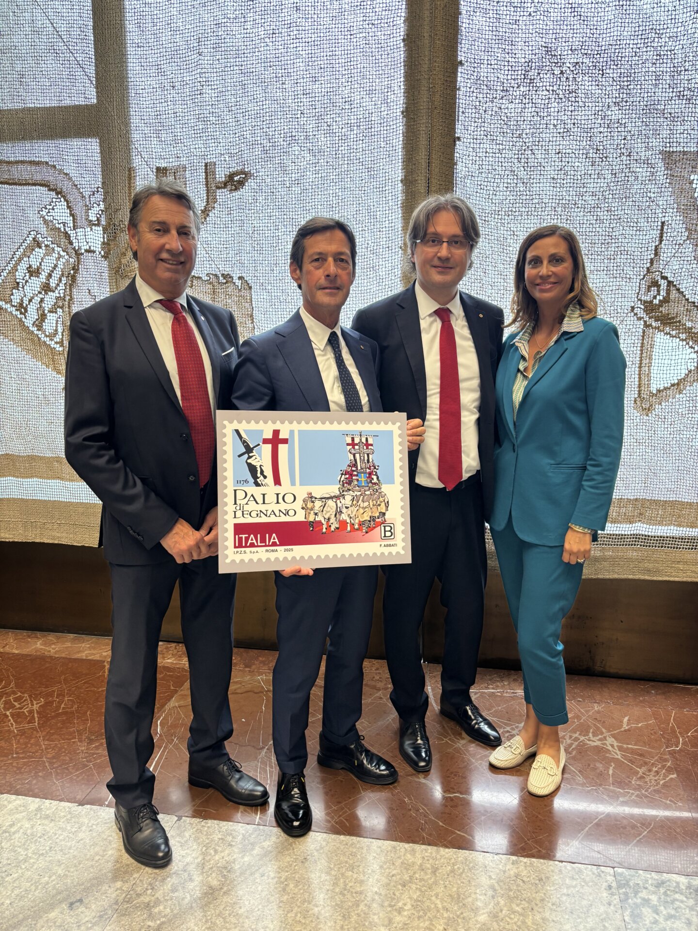 Presentazione francobollo Palio di Legnano