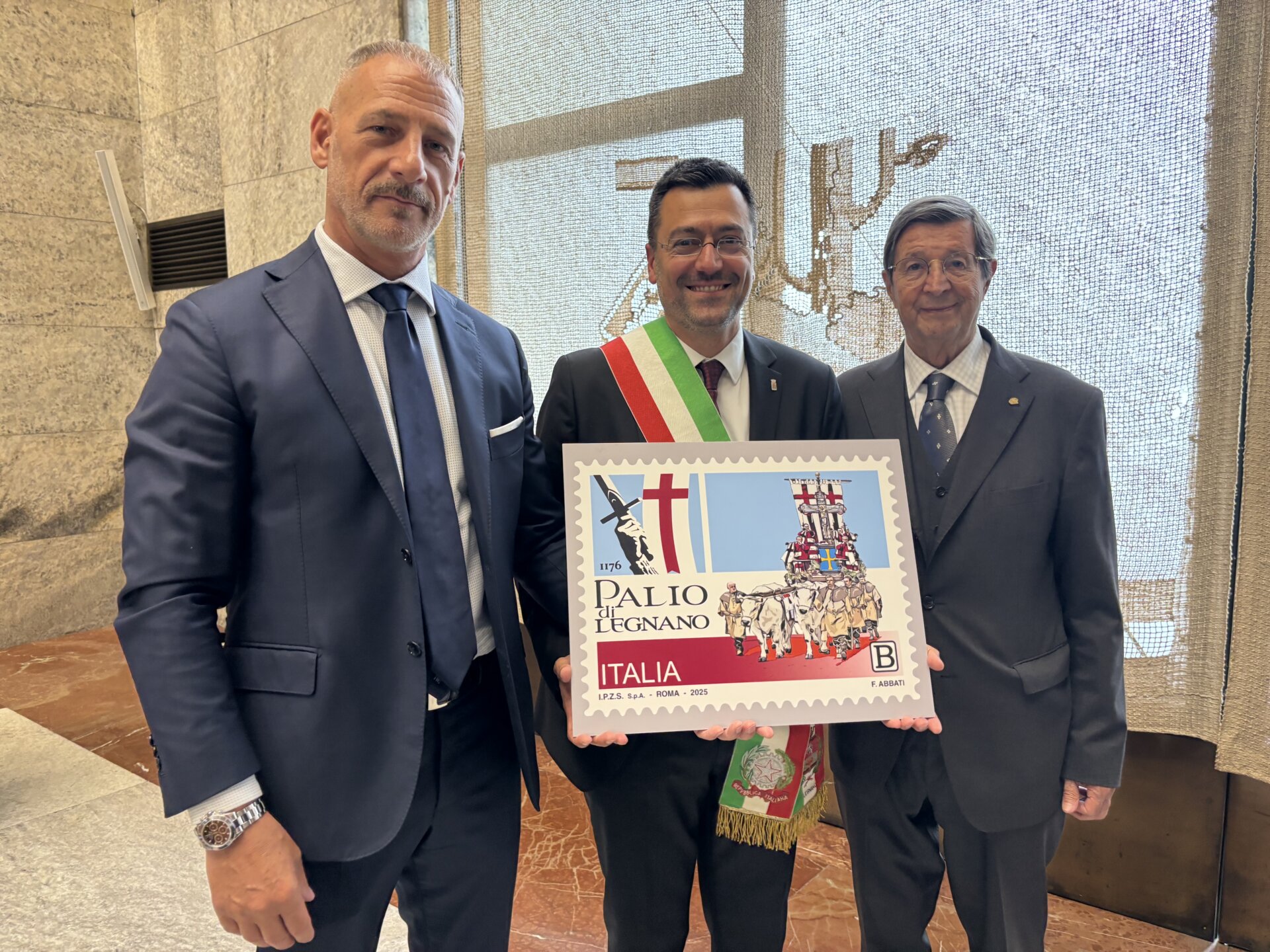 Presentazione francobollo Palio di Legnano