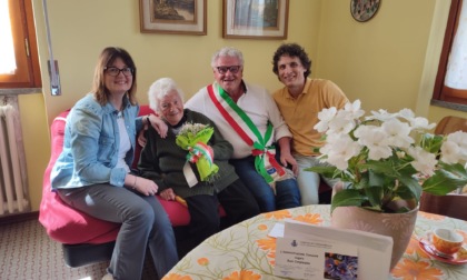 101 anni per Giuseppina Maria Rosa, da quattro anni la più anziana del paese