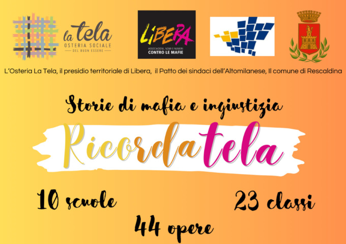 “RicordaTela: storie di mafia e ingiustizia”, venerdì la premiazione