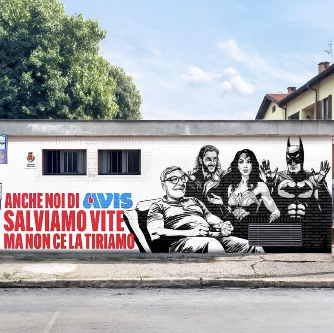 Un murales che ispira la comunità