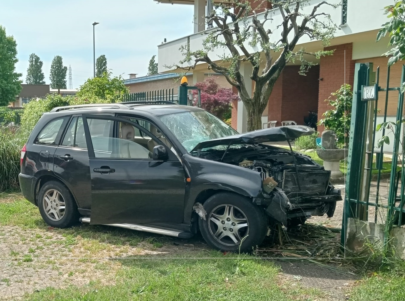 lainate incidente auto moto via bramante
