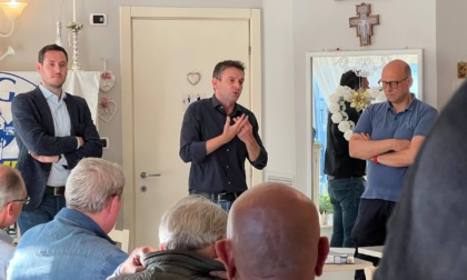 Incontro dei militanti della Lega con Fabrizio Cecchetti