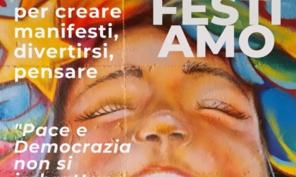 Murale della Pace imbrattato, la città risponde con una festa