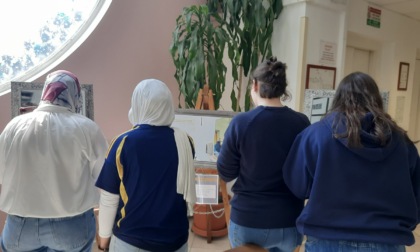 Gli studenti del Lombardini in visita alla mostra del "Maggio senior"