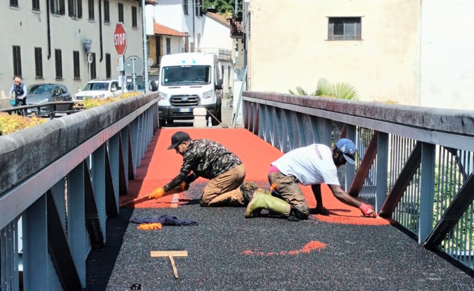 Passerella sul Naviglio, conclusi in anticipo i lavori di riqualificazione