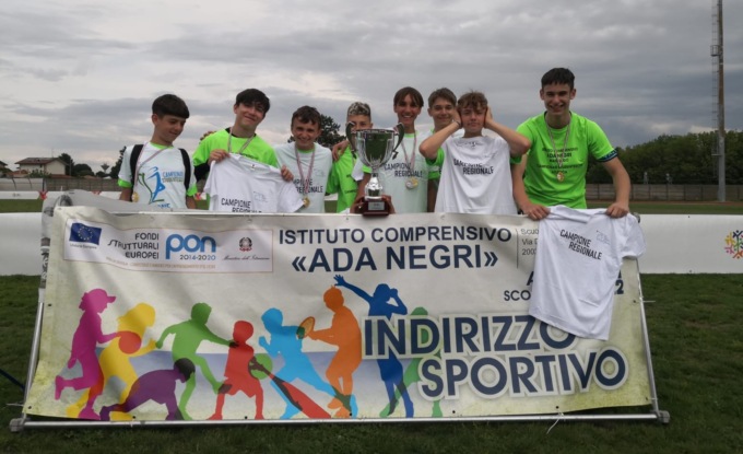 Giochi studenteschi: i ragazzi delle medie si laureano campioni regionali