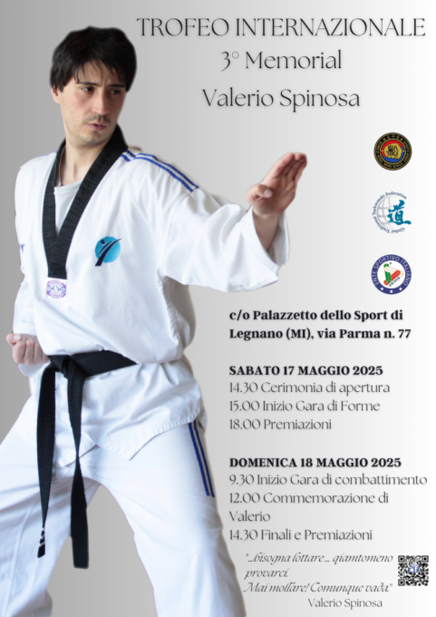 Taekwondo: 300 atleti da tutta Europa per il Memorial Valerio Spinosa