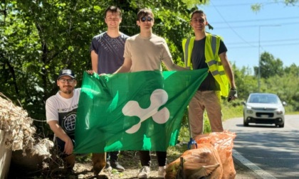 I giovani della Lega hanno pulito alcune zone della città