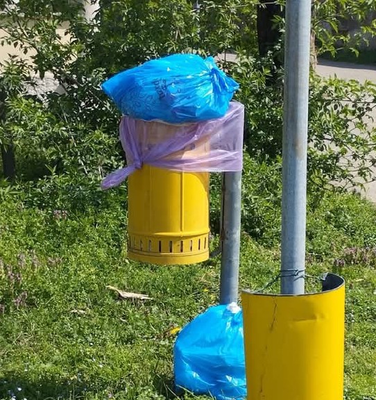 Cestini usati per i rifiuti domestici… sempre più spesso