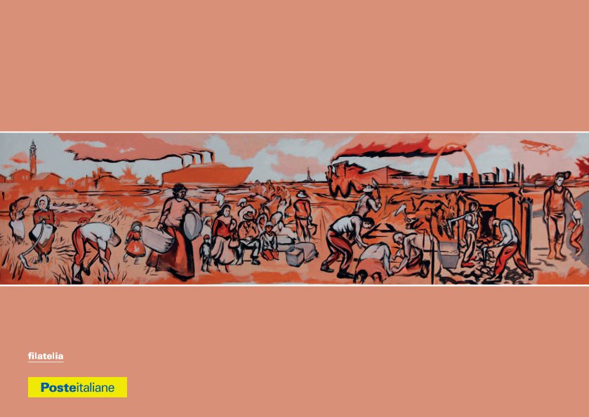 cuggiono-cartolina poste italiane per i dieci anni del gemellaggio con herrin