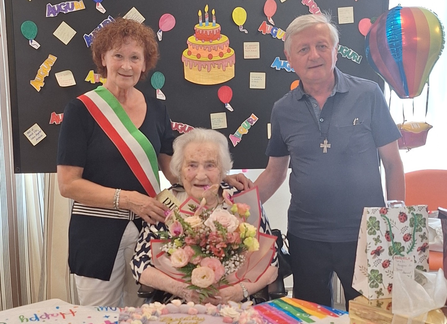 107 anni Angela Bariola RSA Leopardi (2)