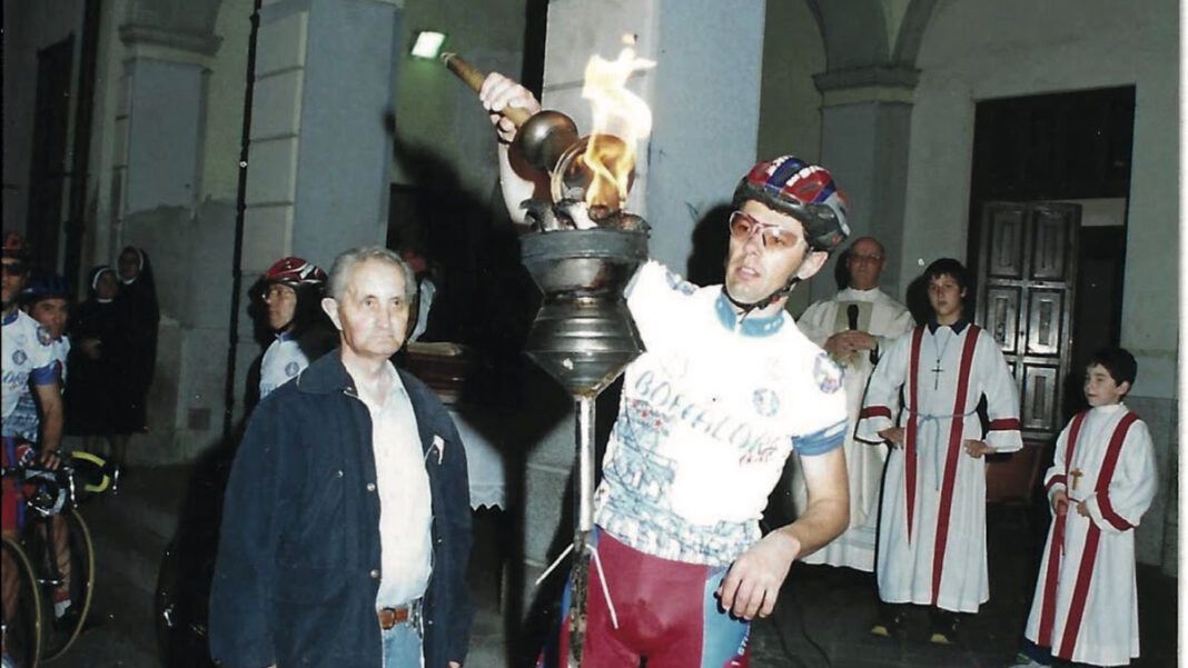 Boffalora Ciclofiaccolata da Roma a Boffalora Massimo Calcaterra 2000 - 1