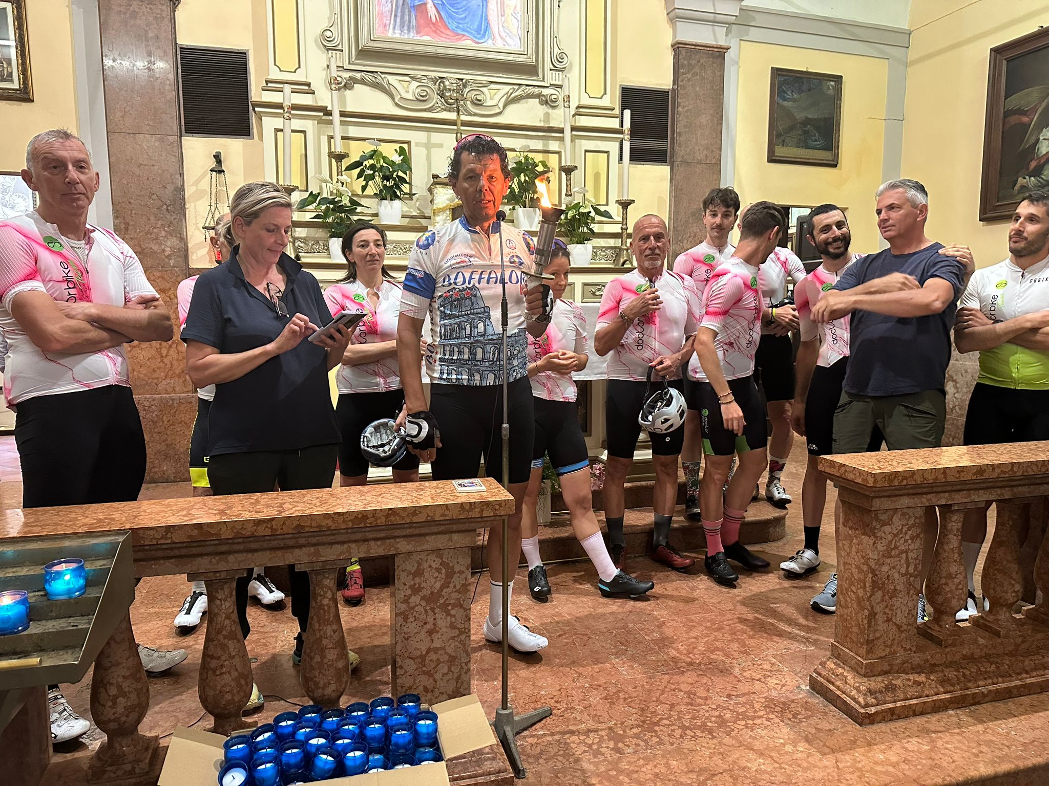 Boffalora Ciclofiaccolata da Roma a Boffalora Massimo Calcaterra 5
