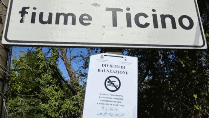 Niente tuffi nel Ticino e alla Gabana