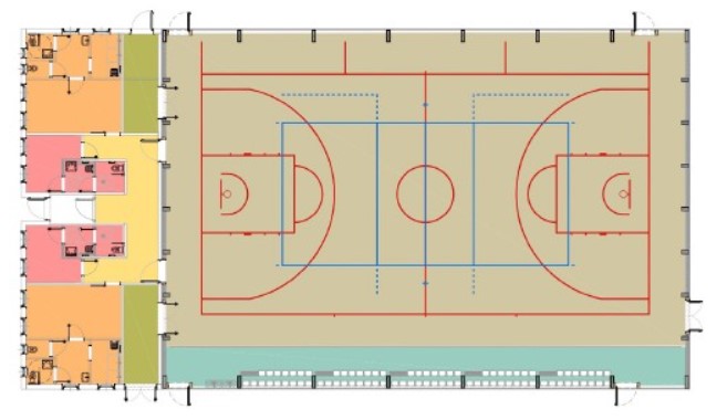 Nuova tensostruttura e ristrutturazione dello stadio