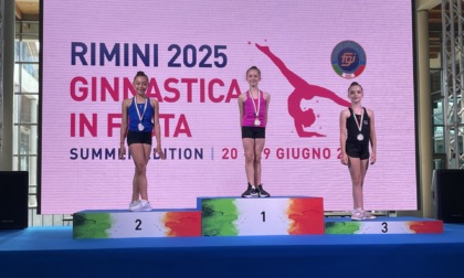 Due titoli nazionali per la ginnastica Nervianese a Rimini