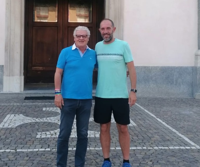 Il vice allenatore del Napoli in visita in municipio