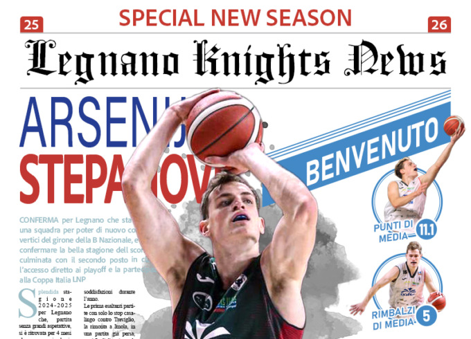 Kinghts, reparto lunghi chiuso con l’arrivo di Arsenije Stepanovic