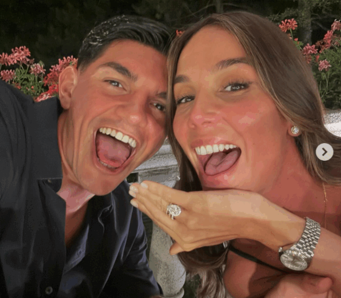 Paola di Benedetto si sposa con il calciatore Raoul Bellanova