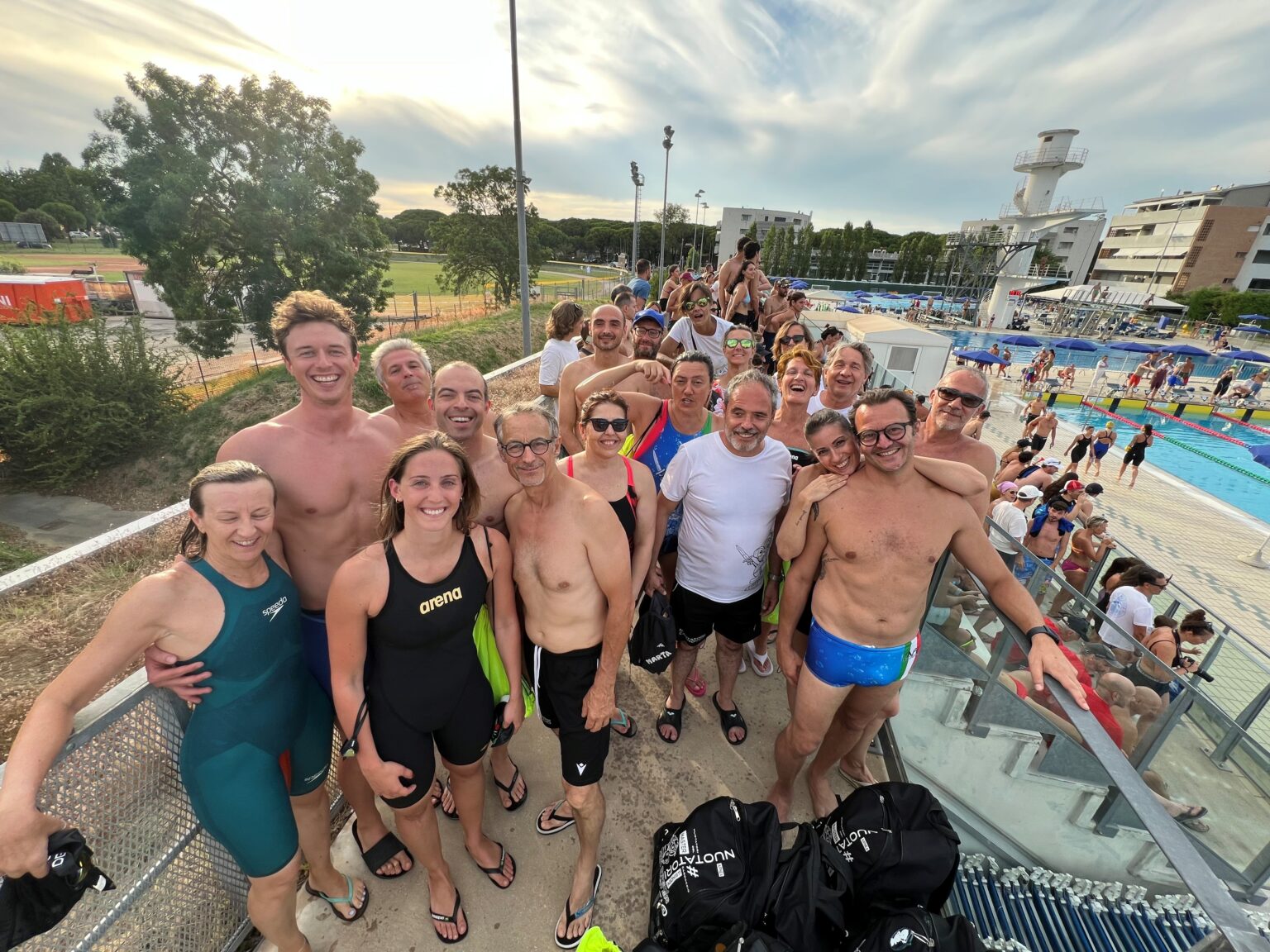 Squadra Master Nuotatori del Carroccio a Riccione 2025