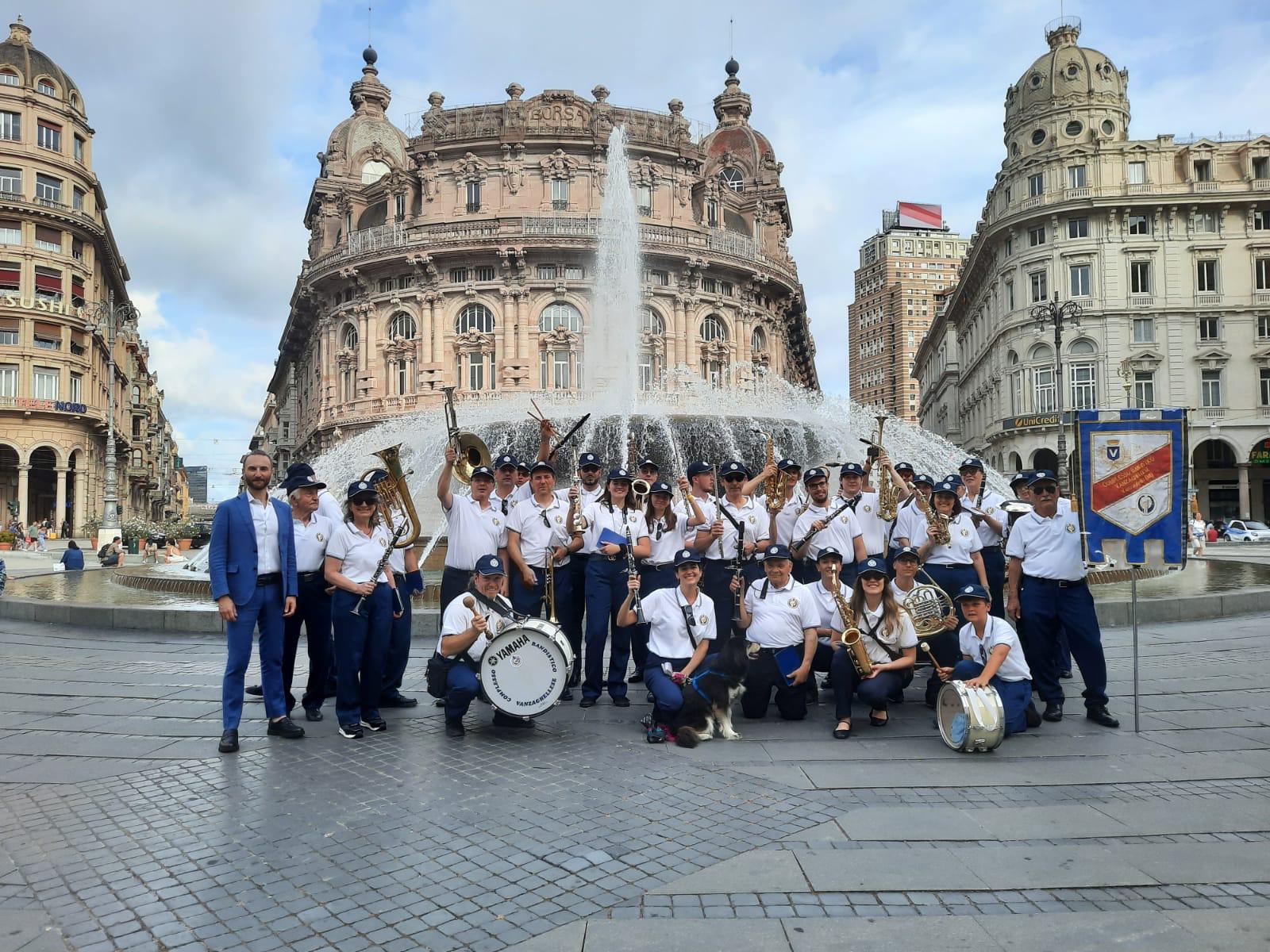 Vanzaghello Complesso Bandistico Vanzaghellese all’International Music Festival di Genova