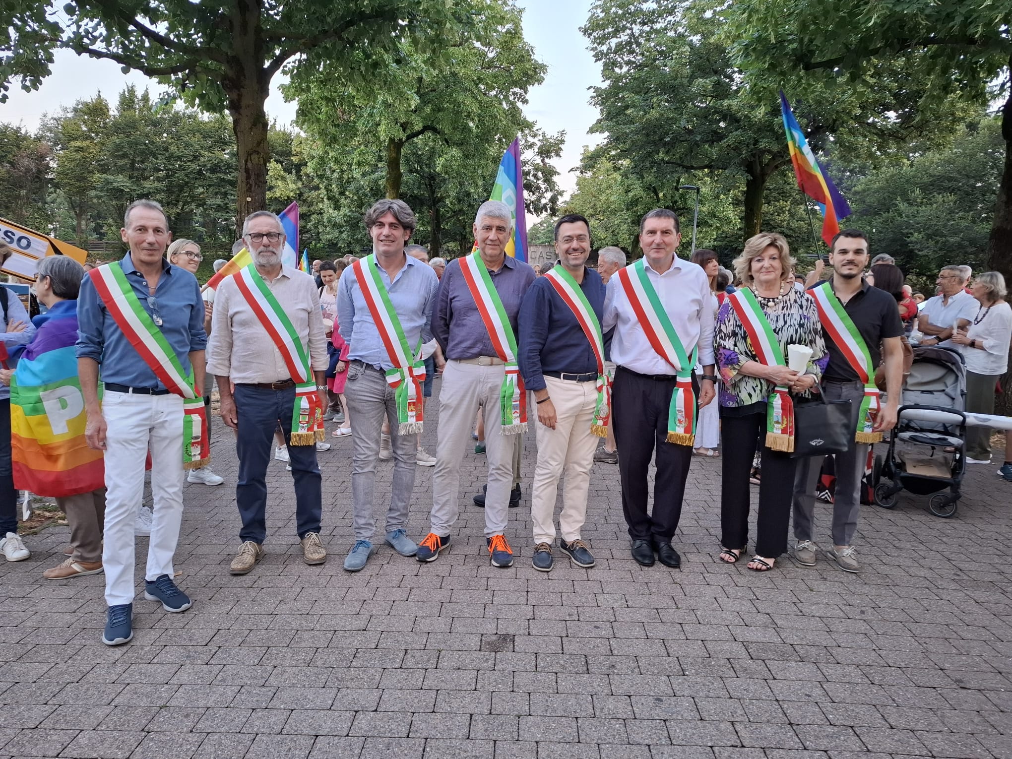 legnano-fiaccolata pace sindaci