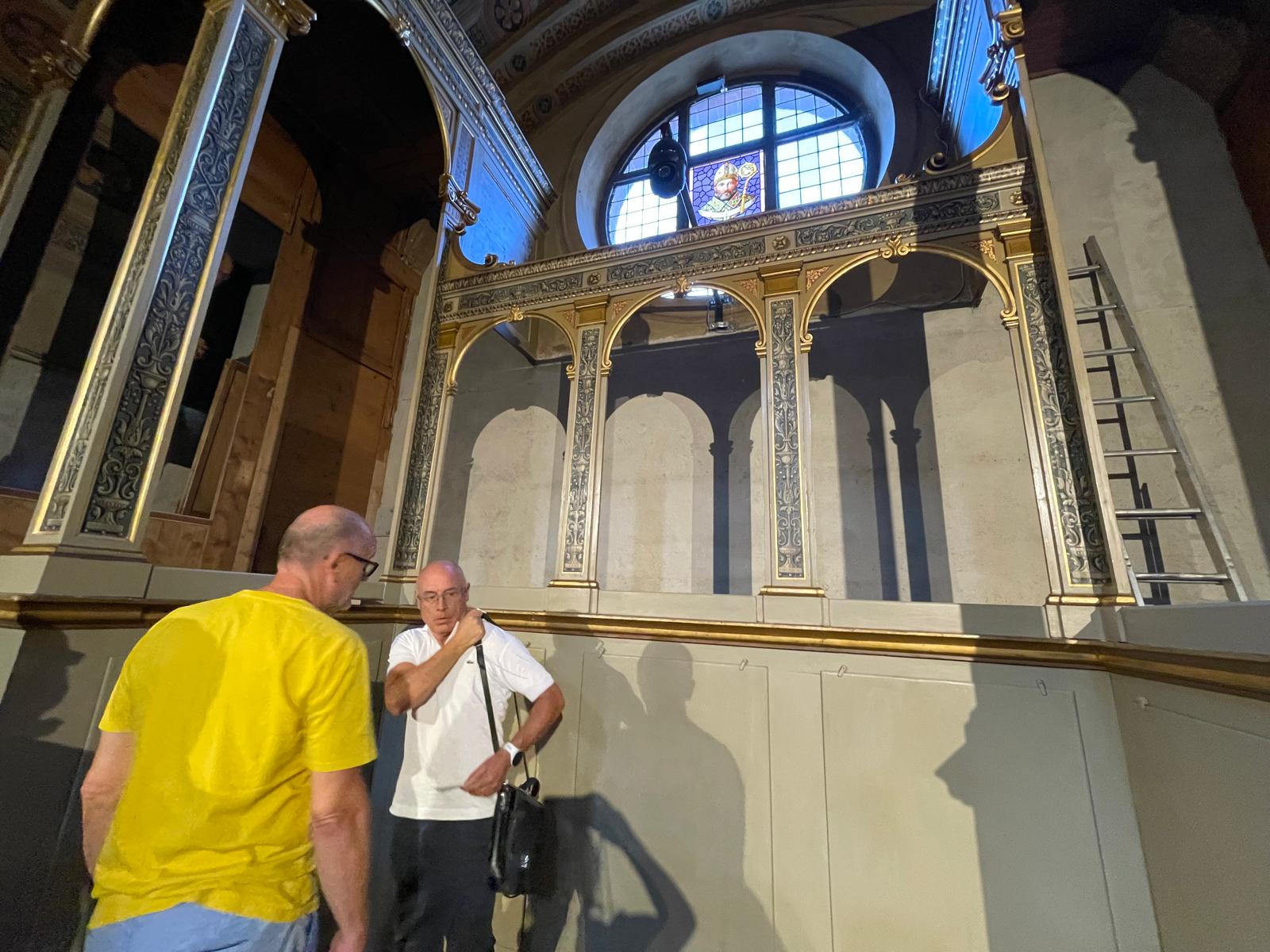 legnano sopralluogo cantoria basilica san magno per posa organo restaurato