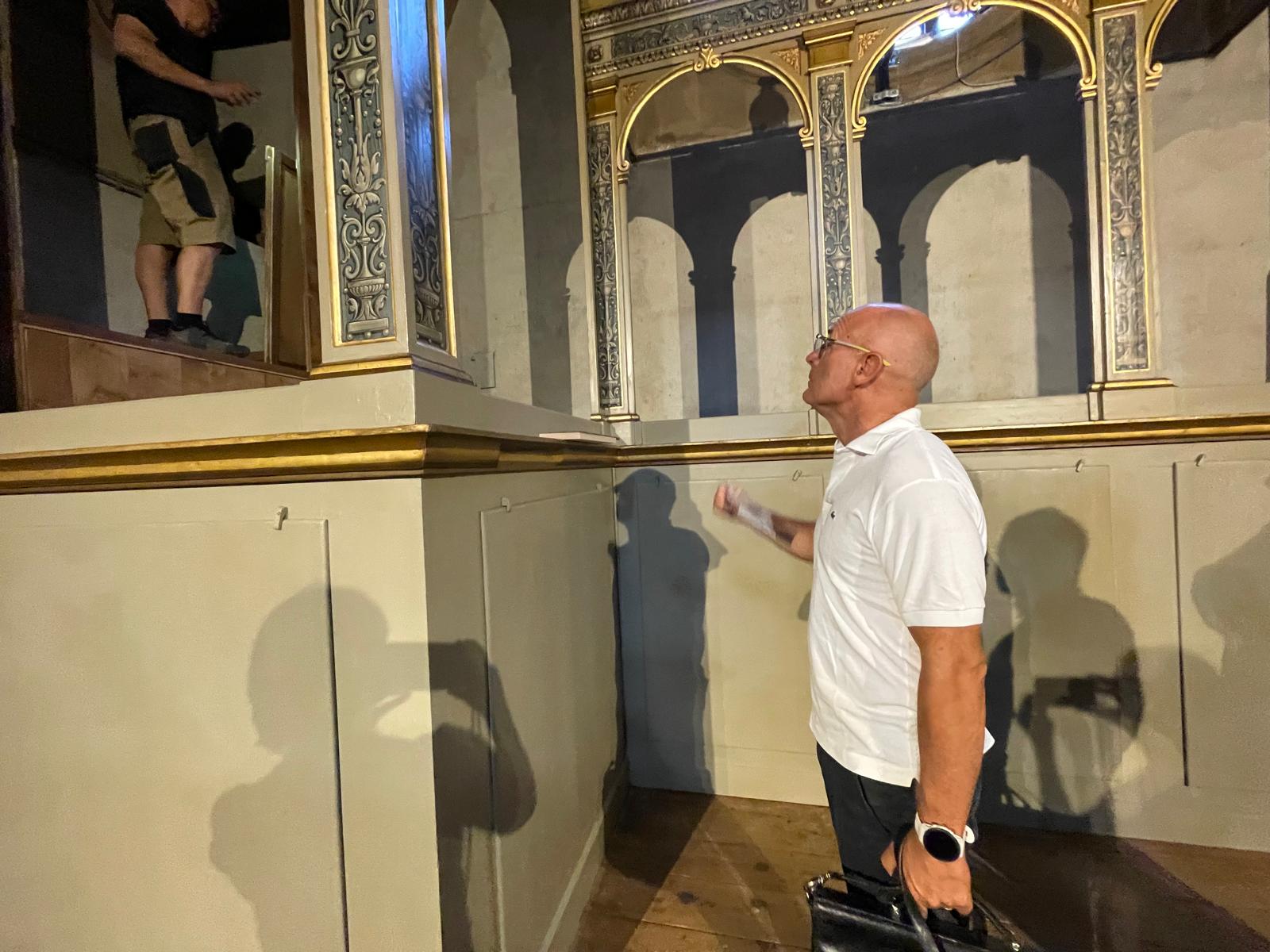 legnano sopralluogo cantoria basilica san magno per posa organo restaurato