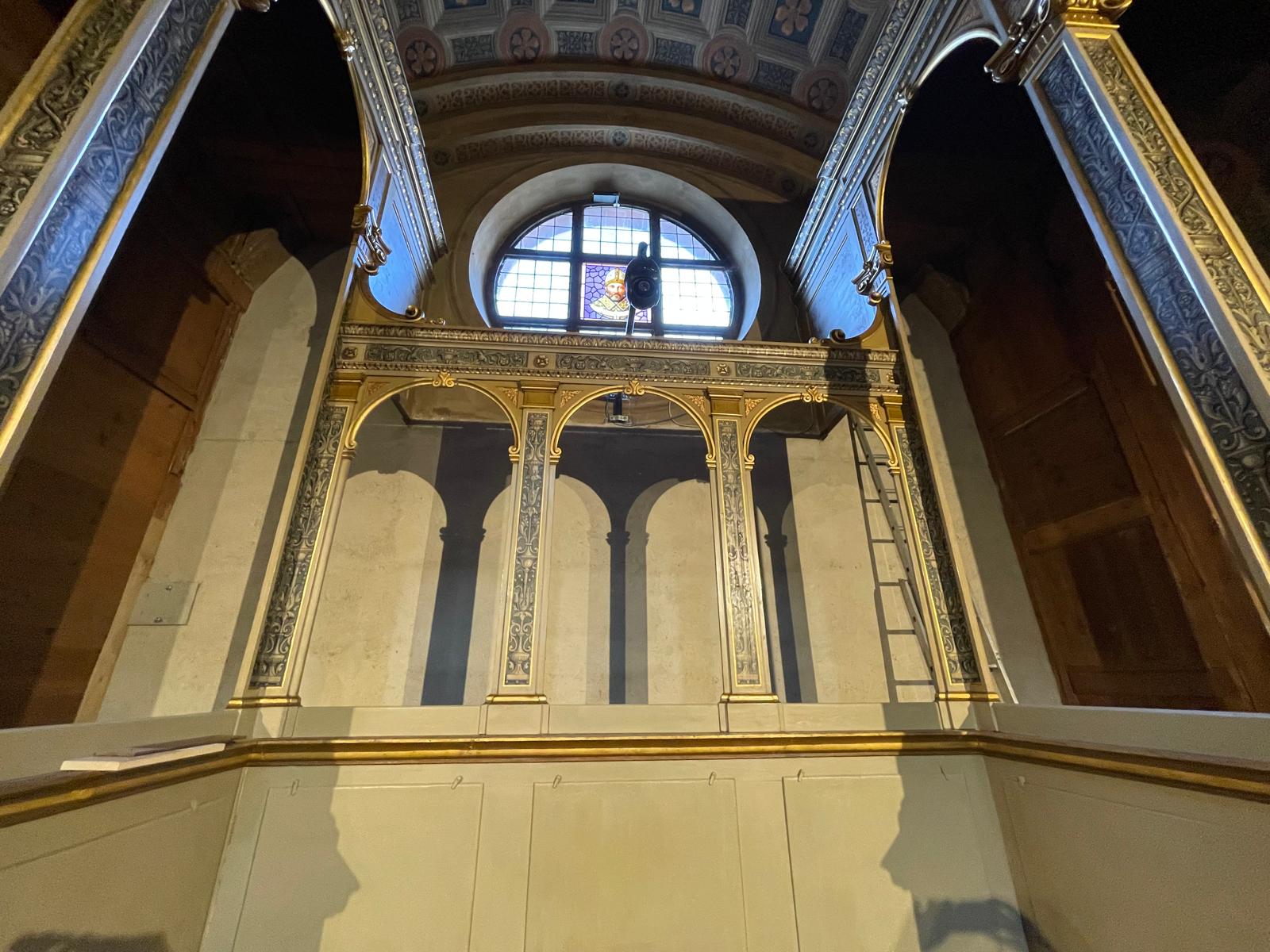 legnano sopralluogo cantoria basilica san magno per posa organo restaurato