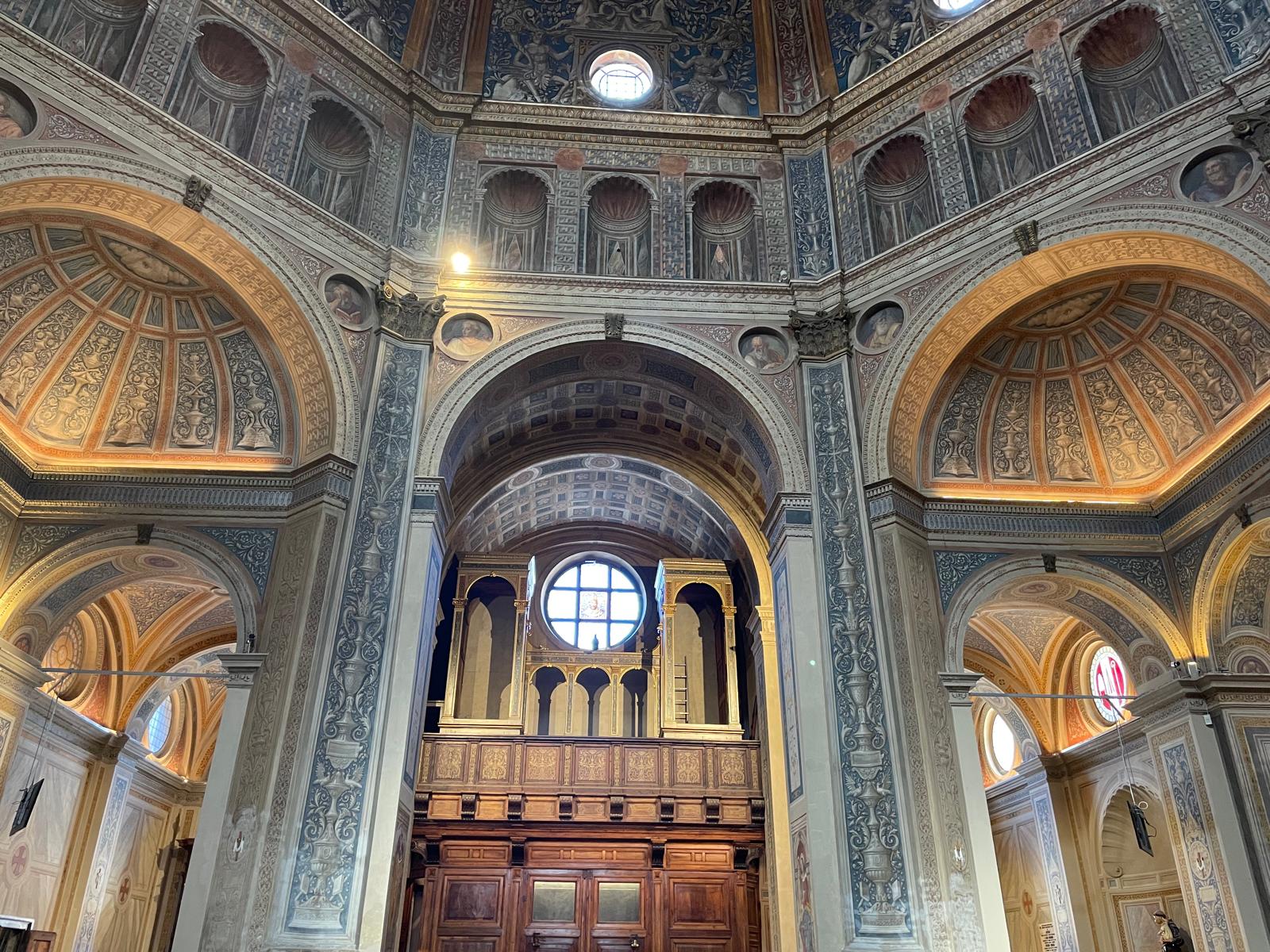 legnano sopralluogo cantoria basilica san magno per posa organo restaurato