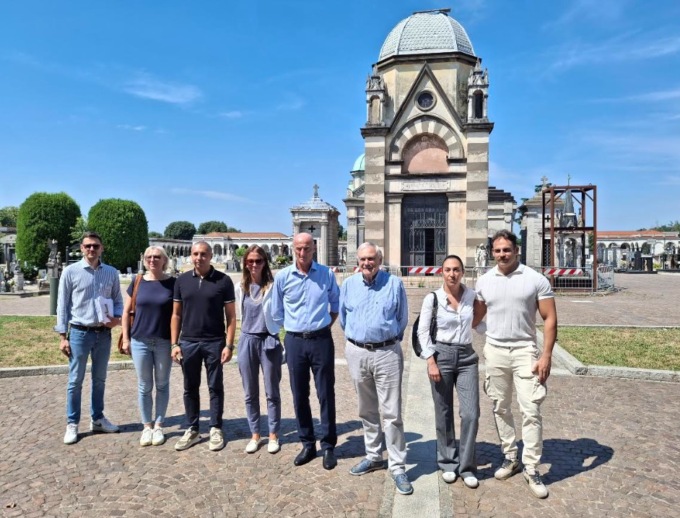 Al via i lavori per il restauro della cappelletta centrale del cimitero