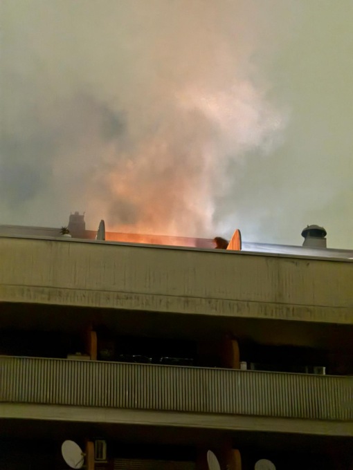 Brucia un appartamento, paura al Falcon Residence