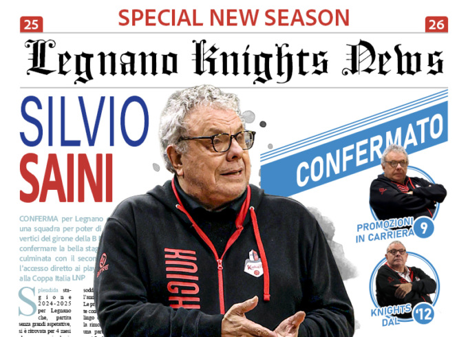 Continua la collaborazione fra Silvio Saini e Knights