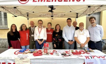 Un grido di pace lanciato da trecento persone  durante la prima «Pastasciutta antifascista» di Rho