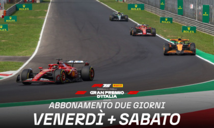 Un abbonamento per le prove del venerdì e sabato del Gran premio d'Italia