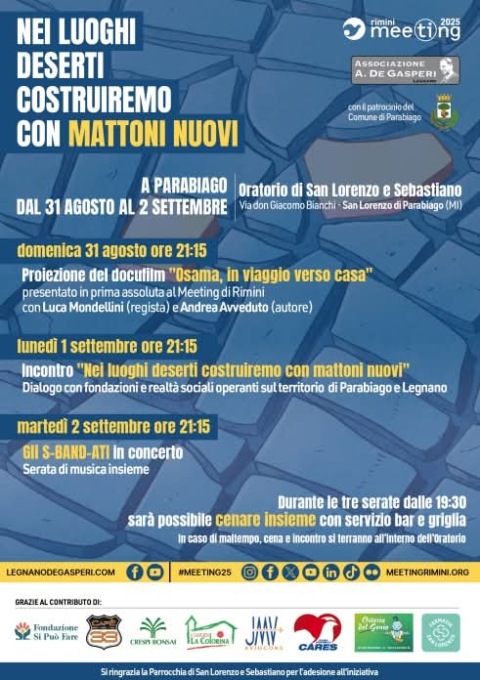 Il Meeting di Rimini fa tappa anche a Parabiago