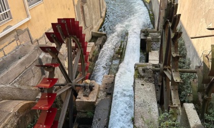 È tornata a nuova vita  la storica Ruota  della «Rungia Murin»