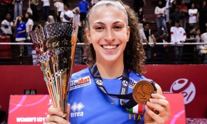La giovane pallavolista Erika è campione del mondo con l'Under 21
